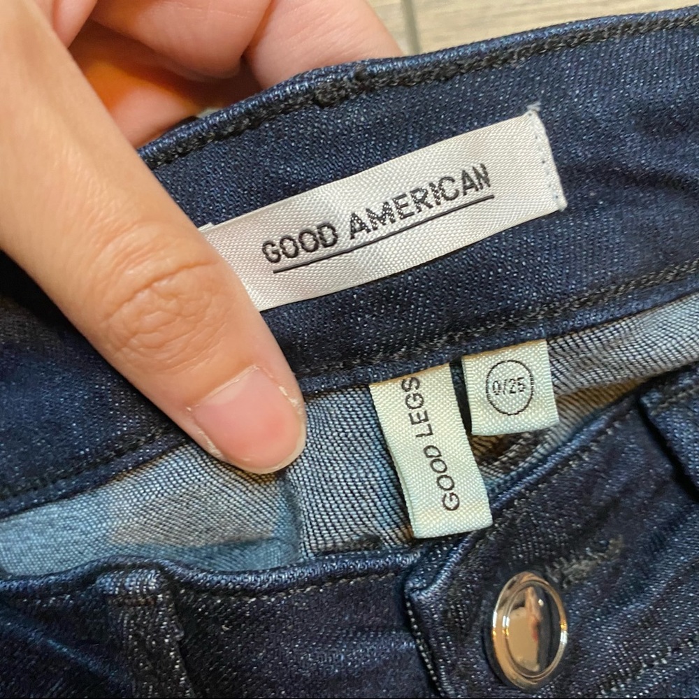 GOOD AMERICAN Good Legs Mix Blue 099 skinny jeans - Picture 8 of 13